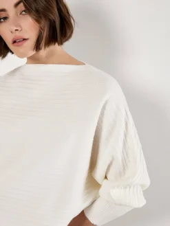 Apricot Pullover & Strickjacken<Damen Pullover weiß uni