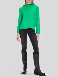 Marc Cain Sweatshirts & Sweatjacken<Damen Pullover grün uni