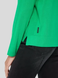 Marc Cain Sweatshirts & Sweatjacken<Damen Pullover grün uni