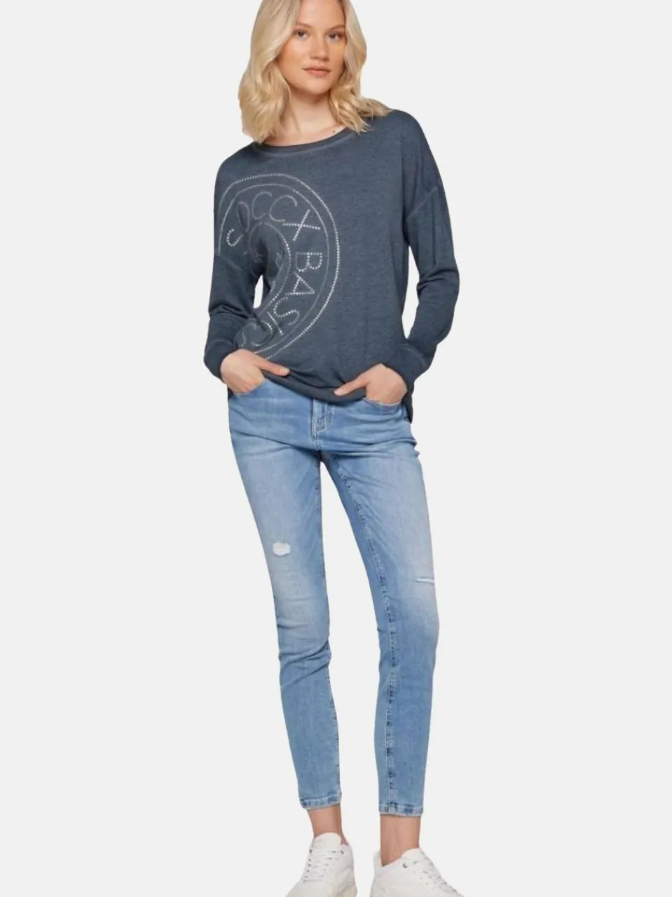 Damen Soccx Sweatshirts & Sweatjacken>Damen Pullover
