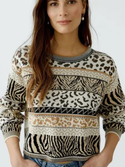 Damen Oui Pullover & Strickjacken><noscript><img width=