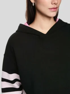 Marc Cain Pullover & Strickjacken<Damen Pullover schwarz uni