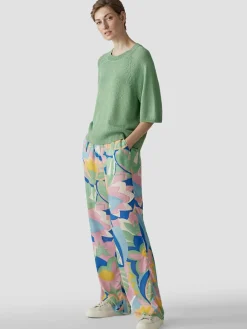 LCMT Pullover & Strickjacken<Damen Pullover grün uni