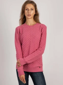 Vicci Germany Pullover & Strickjacken<Damen Pullover rosa uni