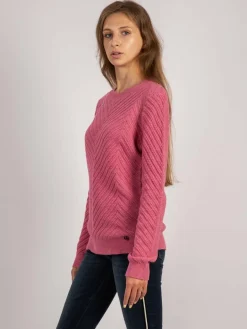Vicci Germany Pullover & Strickjacken<Damen Pullover rosa uni