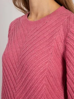 Vicci Germany Pullover & Strickjacken<Damen Pullover rosa uni
