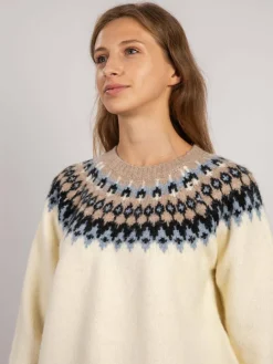 Vicci Germany Pullover & Strickjacken<Damen Pullover weiß bedruckt