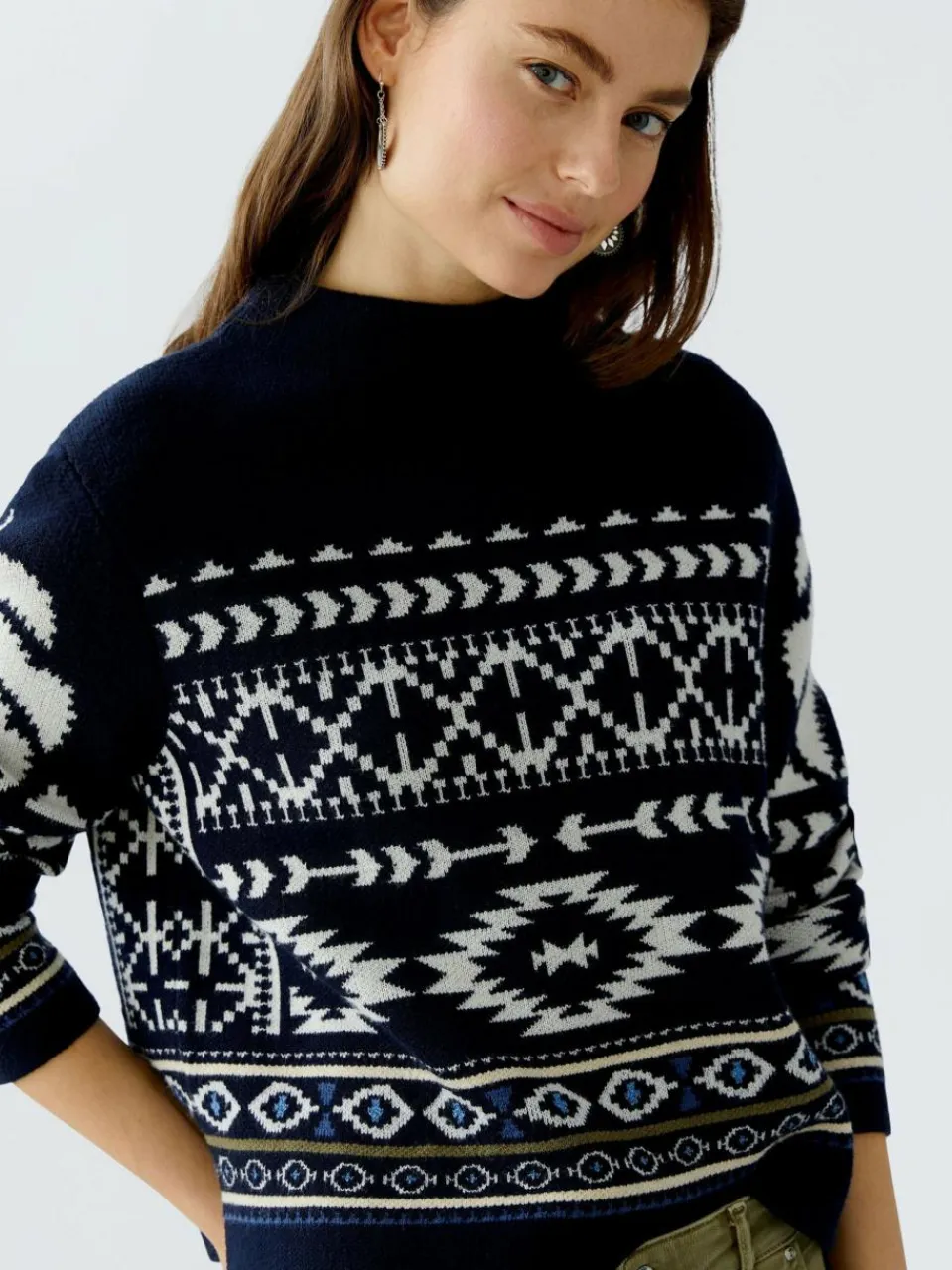 Damen Oui Pullover & Strickjacken>Damen Pullover