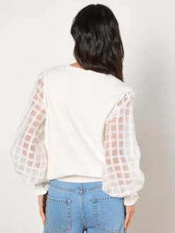 Apricot Pullover & Strickjacken<Damen Pullover weiß uni