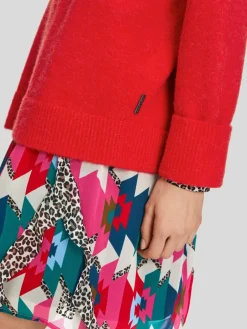 Marc Cain Pullover & Strickjacken<Damen Pullover rot uni