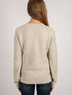 Vicci Germany Pullover & Strickjacken<Damen Pullover beige uni