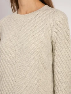 Vicci Germany Pullover & Strickjacken<Damen Pullover beige uni