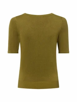 Marie Lund Pullover & Strickjacken<Damen Pullover khaki uni