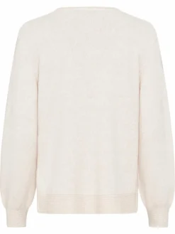 Olsen Pullover & Strickjacken<Damen Pullover beige uni