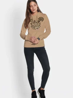 Course Sweatshirts & Sweatjacken<Damen Pullover - Mickey Mouse beige meliert