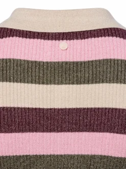 Nümph Pullover & Strickjacken<Damen Pullover - Numoras rosa beige gestreift