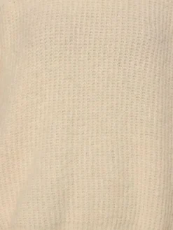 american vintage Pullover & Strickjacken<Damen Pullover mit Alpaka-Anteil ecru uni