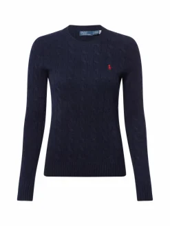 Polo Ralph Lauren Pullover & Strickjacken<Damen Pullover mit Cashmere-Anteil hellblau uni