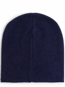 Marie Lund Mützen & Hüte<Damen Pure Cashmere Mütze marine uni