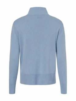 Franco Callegari Pullover & Strickjacken<Damen Pure Cashmere Pullover hellblau uni