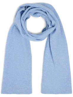 Marie Lund Schals & Tücher<Damen Pure Cashmere Schal hellblau meliert