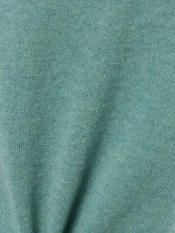 Franco Callegari Pullover & Strickjacken|Shirts & Tops<Damen Pure Cashmere Strickshirt smaragd mint meliert