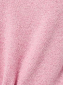 Franco Callegari Pullover & Strickjacken|Shirts & Tops<Damen Pure Cashmere Strickshirt himbeer rosa meliert