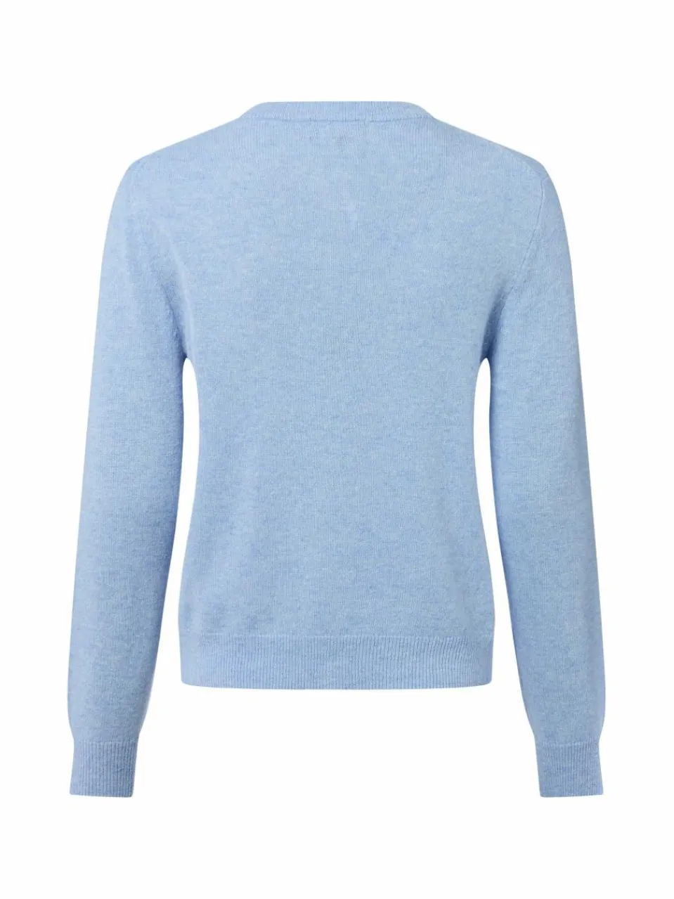 Franco Callegari Pullover & Strickjacken<Damen Pure Cashmere Strickjacke hellblau meliert