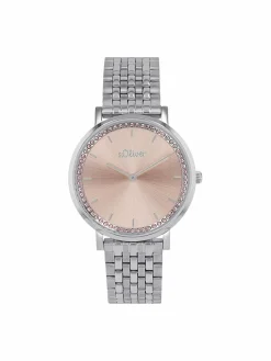 s.Oliver Uhren<Damen Quarzuhr rosa uni