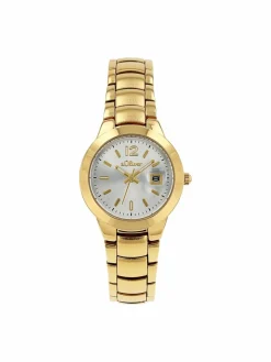 s.Oliver Uhren<Damen Quarzuhr gold uni