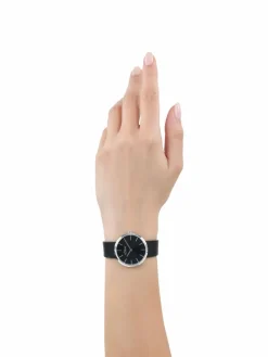 s.Oliver Uhren<Damen Quarzuhr beige uni