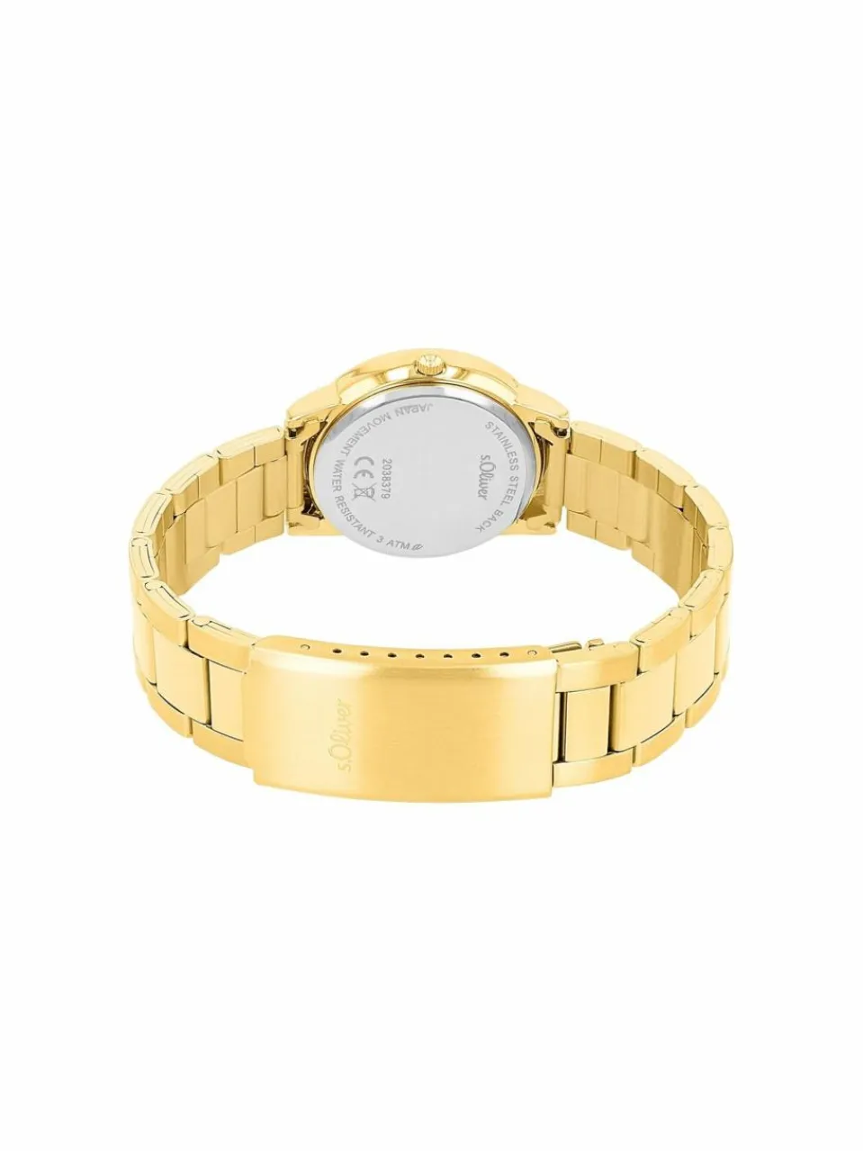 s.Oliver Uhren<Damen Quarzuhr gold uni