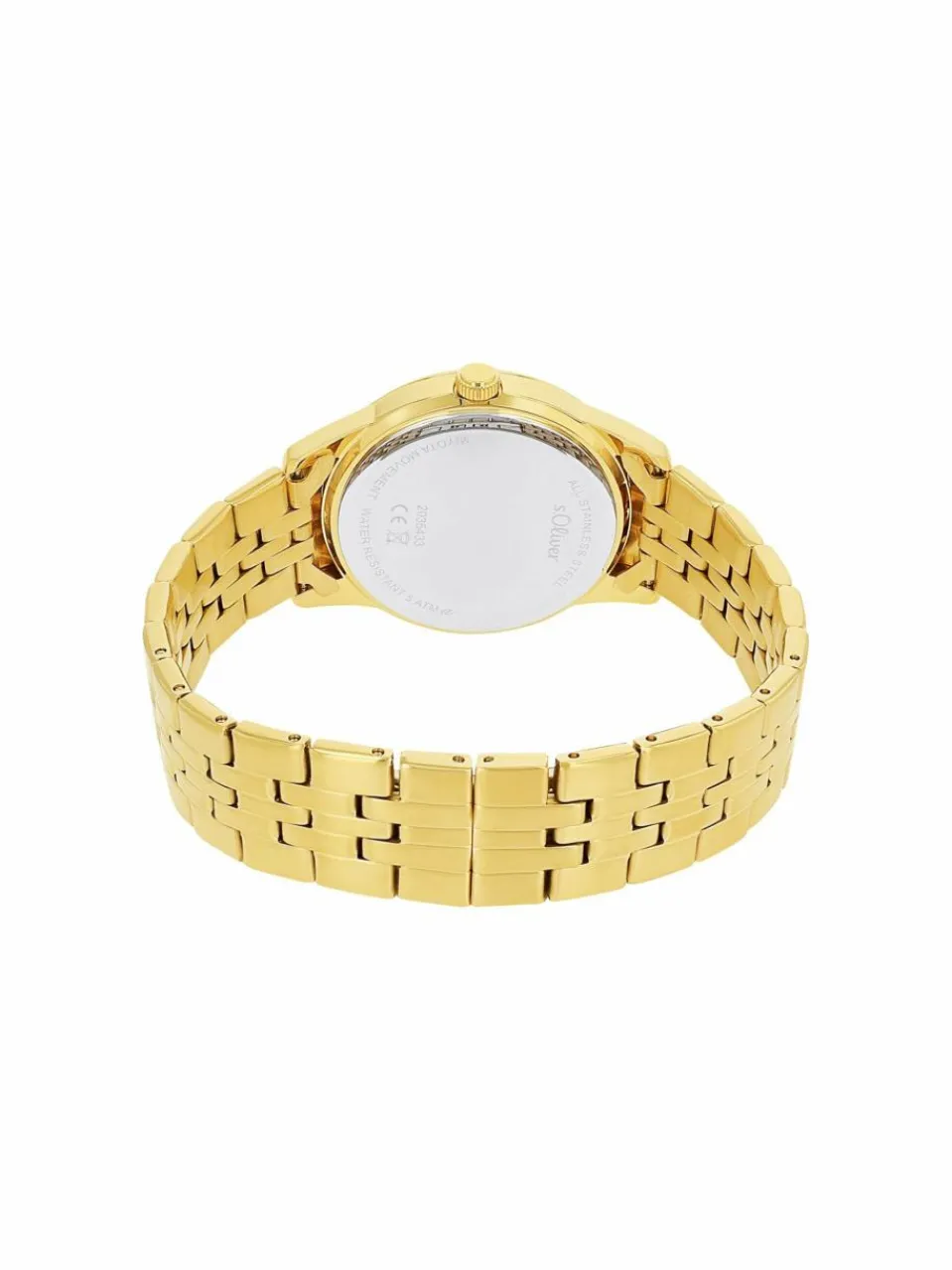 s.Oliver Uhren<Damen Quarzuhr gold uni