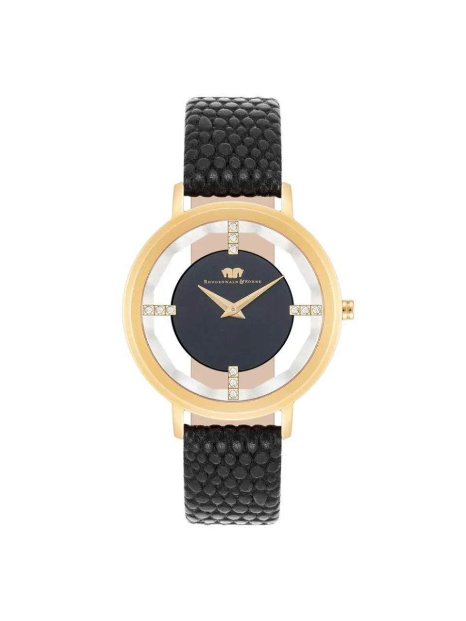 Rhodenwald & Söhne Uhren<Damen Quarzuhr - Lucrezia gold uni