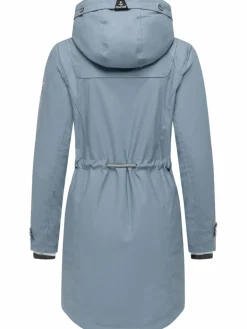 Peak Time Jacken & Westen<Damen Regenjacke - L60042 hellblau uni
