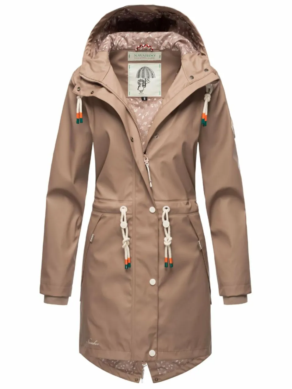 Navahoo Jacken & Westen<Damen Regenjacke - Tropical Storm OO taupe uni
