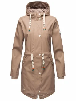 Navahoo Jacken & Westen<Damen Regenjacke - Tropical Storm OO taupe uni