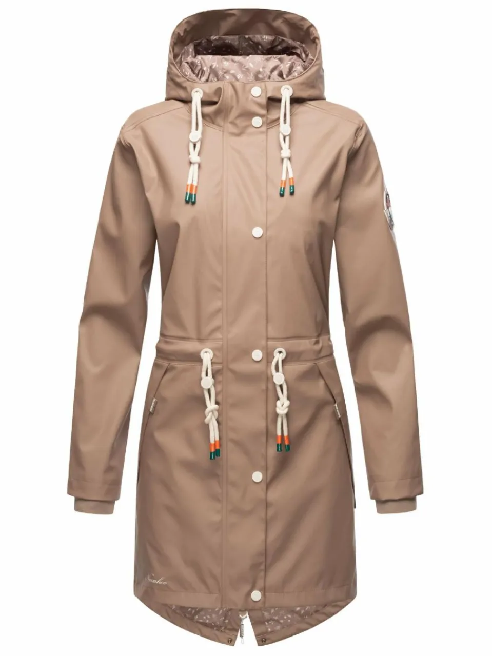 Navahoo Jacken & Westen<Damen Regenjacke - Tropical Storm OO taupe uni