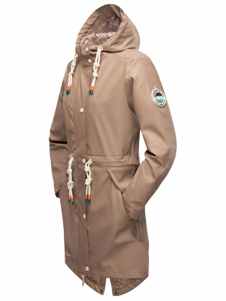 Navahoo Jacken & Westen<Damen Regenjacke - Tropical Storm OO taupe uni
