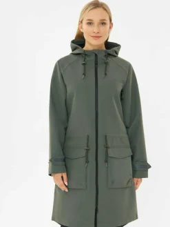 Damen Derbe Jacken & Westen>Damen Regenmantel