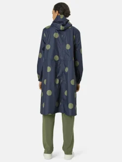 Masai Jacken & Westen<Damen Regenmantel blau gemustert