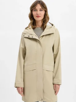 Didriksons Jacken & Westen<Damen Regenparka - Elly beige uni