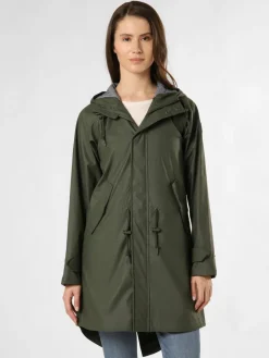Derbe Jacken & Westen<Damen Regenparka - Friese Traveby Fisher khaki uni