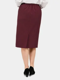 Damen Goldner Röcke>Damen Reiseschlupfrock - Knitterfreier Reiseschlupfrock