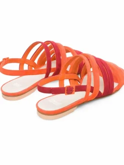 Camper Sandalen & Sandaletten<Damen Riemchensandalen - Twins orange uni