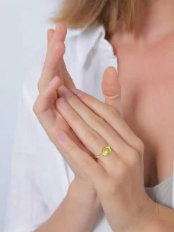 Elli PREMIUM Schmuck<Damen Ring gold uni