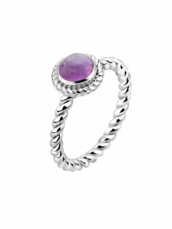 Nenalina Schmuck<Damen Ring lila uni