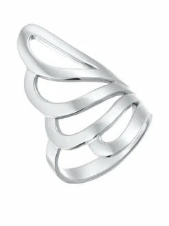 Nenalina Schmuck<Damen Ring silber uni