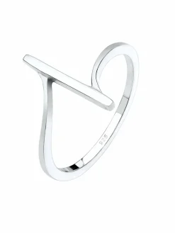 Elli Schmuck<Damen Ring silber uni