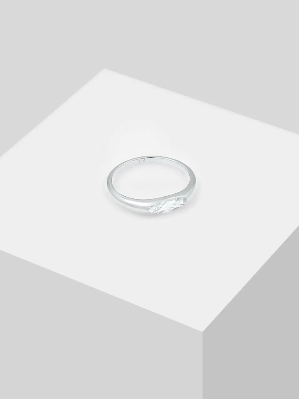 Elli Schmuck<Damen Ring silber uni
